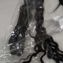 KRALER 24 Inch Mixed DE Dreadlock Extensions Sets, 3 in 1 20 Strands Synthetic Double Ended Dreads Extensions, Black Hippie Crochet Dreads Style for Girls