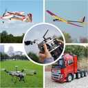 Radiolink AT9S Pro 10/12 Channels 2.4GHz RC Transmitter and Receiver R9DS Radio Remote Long Range Control for FPV Racing Drone/Quad/Airplane and More (Mode 2 Left Hand)