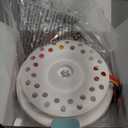 Potaroma Cat Toys 3in1 Automatic Interactive Kitten Toy, Fluttering Butterfly, Moving Feather, Track Balls, Dual Power Supplies, USB Powered, Indoor Exercise Kicker (Bright White)