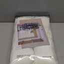 Linen Curtains 94 Inches Long Pinch Pleated for Living Room Bedroom Pinch Pleat with Rings Hooks for Track System Back Tab Memory Trained Boho Farmhouse Semi Sheer 94 Inch Curtain for Dining Room (50"W x 94"L (Pack of 2), Natural)