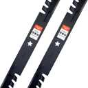 Grasscool 138971 134149 Mulching Blades for Craftsman 42 inch Deck Riding Lawn Mower LT1000 LT2000 T110 with 5-Star Mounting Pattern Replace 532138971 138498