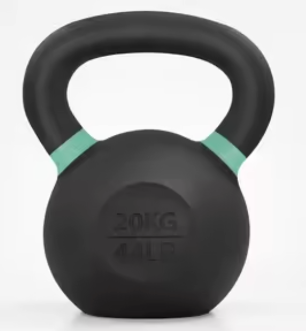 Powder Coat Kettlebell - Cast Iron - 20KG/44LB