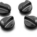 4 Pcs KIP 5963 183d5598 Stove Knob Replacement for GE Stove Parts, WB03K10035 Burner Knobs for GE Xl44 Range Oven Parts Hotpoint Stove Knobs Plastic Surface Burner Control Knob Range Cooktop Knobs