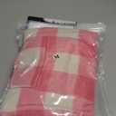 Malier Classic Plaid Fleece Dog Coat - Windproof Warm Jacket with Pocket, Winter Pet Clothes Apparel for Small to Large Dogs (Pink, Medium)