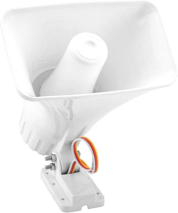 Wired Alarm Siren Horn, 150 dB DC 12V Dual Tone Wired Horn Siren Burglar Anti Theft Loudspeaker Home Security Alarm System for Indoor Outdoor Security