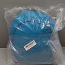 Yoga Meditation Cushion with Washable Cover - Floor Cushion Pillow with Natural Buckwheat Filling - Soft Round Cotton Design for Meditating or Pranayama Exercises (Turquoise)