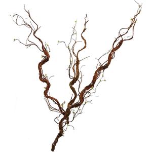 1Pcs 63in Wall Hanging Artificial Plants Tree Trunk Fake Cherry Tree Branches Rattan Liana Cane Vine for Wedding Outdoor Garden Home Living Room Christmas Decoration