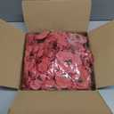 LELEE 108pcs Red Roses Head Flowers with Stem - Artificial Burgundy Flowers Rose Bulk - Silk Wine Red Rose Flowers for Wedding Bouquet DIY Baby Shower Centerpieces Tables Fall Party Decor