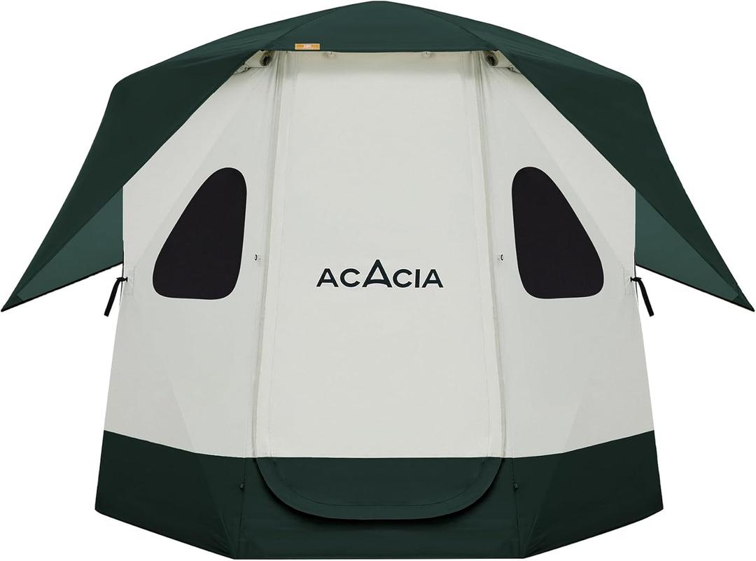 Space Acacia Lite Camping Tent | 2-3 Person Pop Up Tents for Camping | Lightweight & Durable Beach Tent | Level 7 Wind Resistance, UPF 50+ | Quick Setup for Camping & Backyard (Banyan)