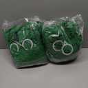 Emerald Green Chair Sashes 100 Pack, Dark Green Spandex Chair Sashes for Christmas Reception Decor, Chairs Bands Bows for Party Banquet Theme Decorations