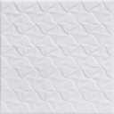 A La Maison Ceilings R55 Granny's Pinwheel Foam Glue-up Ceiling Tile (128 sq. ft./Case) Pack of 48, Ultra Pure White - Satin (Behr)