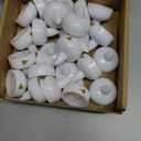 Homemory 48 Pack Waterproof Flameless Floating Tealights, Battery Flickering LED Tea Lights Candles - Wedding, Party, Centerpiece, Pool & SPA (Warm White)