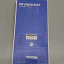 Rivmount Winter Waterproof Ski Snow Warm Gloves for Women Men, Windproof Cold Weather Thermal with Touchscreen Fingers, for Running Driving Cycling Hiking Biking Outdoor Sports Daily Work (Medium, Black)