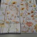 Boho Flower Wall Stickers for Girls: Nursery Baby Room Peel and Stick Removable Wall Decals for - Ages 1-12 Years Vinyl Wall Decor