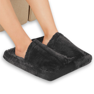 SPA MASSAGE Foot Massager Plush Faux Fur Powerful Massage Motor Decor Gift