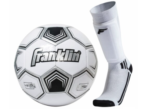 Franklin Size 3 Soccer Starter Set - Youth - White/Black