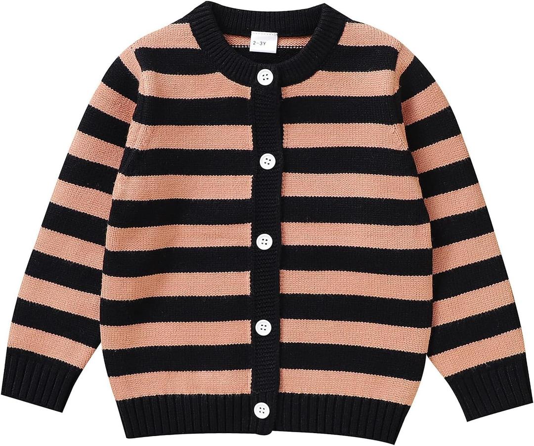 Infant Toddler Baby Girl Oversized Sweater Long Sleeve Sweaters Fall Winter Tops Clothes (5-6 Years, 03-brown)