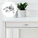 Mikikit Handle Lock with 2 Keys for Toolbox File Cabinet and Storage Cabinet Replacement Zinc Alloy Door Lock 3.81X3.66X1.37In