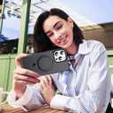 TIANLI Designed for iPhone 11 Case with Magnetic Invisible Ring Stand [Compatible with Mag-Safe] [Military Drop Protection] Shockproof Anti-Slip Scratch Resistant Cover for iPhone 11 6.1 Inch,Black