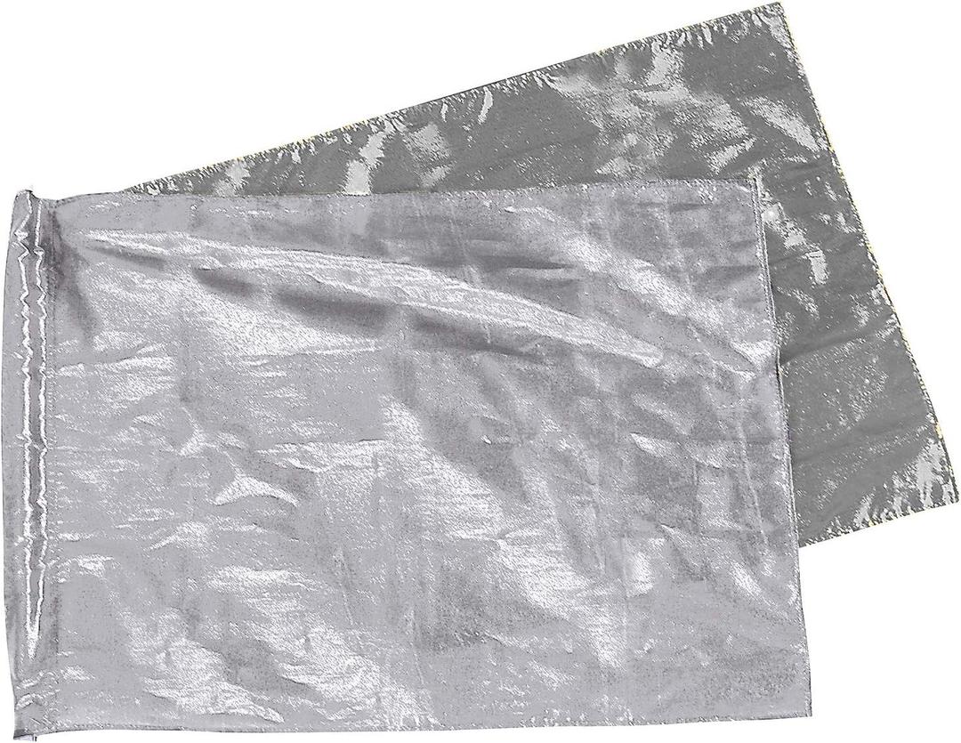 Eurotard Metallic Dance Flag (Silver) - 13FLAG