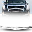 Hood Molding Trim Compatible with Cadillac Escalade 2015-2020 Replace for 22956470 GM1235129 (Chrome)