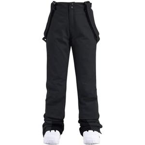 ALSOGO Women's Insulated Snow Pants Winter Warm Ski Pant Outdoor Waterproof Snowboard Bibs with Detachable Suspender L