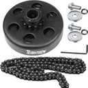 Go Kart Clutch 3/4" Bore 10T with #40 41 420 Chain for Go Kart Minibike Yerf-Dog karts with Tecumseh