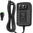 12V DC Power Supply 2A Universal AC Adapter, 100-240 50/60Hz to 12 Volts 2000mA Transformer & 1 Tip, DC 12V Power Adapter Cord, 5.5mm x 2.5mm Plug