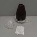 HealthSmart Essential Oil Diffuser, Cool Mist Humidifier and Aromatherapy Diffuser with 500ML Tank Ideal for Large Rooms, Adjustable Timer, Mist Mode and 7 LED Light Colors, Brown