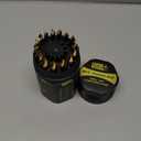 Drill America 29 Piece Cobalt Stepped Point Drill Bit Set in Round Case w/Gold Oxide Finish for Drilling Acrylic, Steel, Hard Metals, Sizes 1/16" to 1/2" x 64ths, GSC Series ZMGSC29J-PC