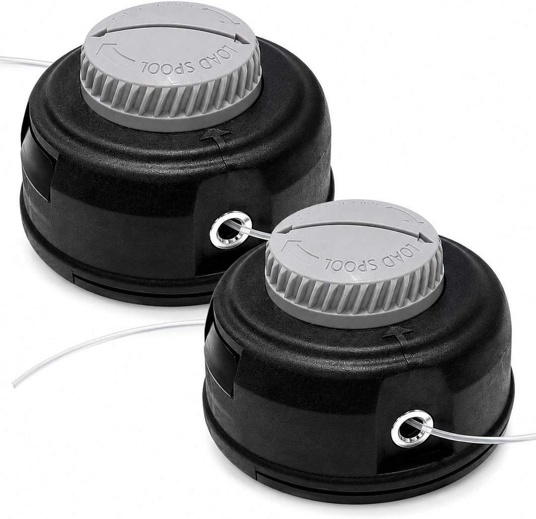 2Pc Arborless Trimmer Head for Ryobi RY4CCS 4 Cycle Curved Shaft Gas Trimmer RY252CS RY252CSVNM 25 cc 2-Stroke Trimmer,Replacement 311759011 for Homelite 26CC ut26csl3vnm