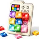 MinoLogic Super Slide Puzzle Game, 1000+ Challenges & 3 Modes Electronic Sliding Tile Puzzle & Klotski Puzzle, Brain Teaser Sliding Block Puzzle for Kids & Adults, Travel Family Logic Games