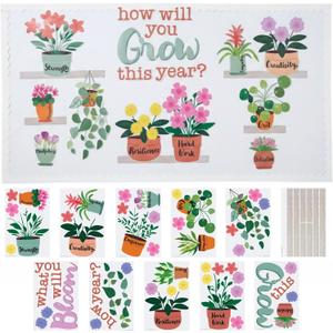 What Will You Grow Classroom Bulletin Board Set - 11 Piece, 16" x 24.5"