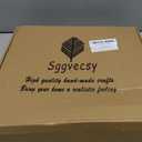 Sggvecsy Artificial Eucalyptus Wreath - 21 Inch Greenery Wreath with Green Leaves and Mixed White Berries for Spring/Summer Home Decor