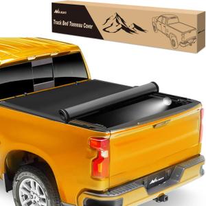 Nilight Soft Roll Up Truck Bed Tonneau Cover for Ram 1500 2009-2018 5.7ft