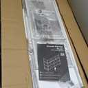 OLIXIS 7 Drawer Dresser for Bedroom, Wide Fabric Storage Tower with Wooden Top and Metal Frame, Closet Chest Organizer Furniture, TV Stand for Living Room Hallway, White