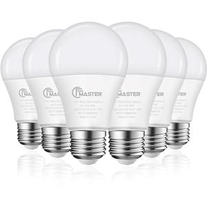 JIANGSILING A19 LED Light Bulb, 100W Equivalent Light Bulbs, 15W 3000K Warm White, 1500 Lumens, Non-Dimmable LED Bulb, E26 Standard Base for Indoor and Outdoor, ETL Listed, 6-Pack