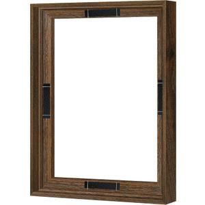 Abtgt 11x14 Canvas Floating Frame with 0.9" Deep, Brown Floater Frame for Canvas Paintings with Adhesive, Vertical or Horizontal Wall Art frame for Prints Oil Painting Diamond Decor, 1 Pack.