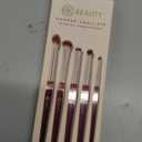 BK BEAUTY - BRUSH SET FOR HOODED OR SMALLER EYES (5PC) - Eyeshadow Brush Set for Blending, Smudging & Defining Eyeshadow and Eyeliner | Premium Eye Makeup Brushes for Precise Application