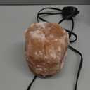 Needs&Gifts Himalayan Salt Lamp with Natural Himalayan Crystal Rock, Hand Crafted Wooden Base from Foothills of The Himalayas, Home Decor, Night Light & Gifts