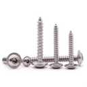 2 x M3 x 8mm Flanged Button Head Socket Cap Self Tapping Screws, 304 Stainless Steel 18-8 Corrosion Resistant Screws for Wood, Sheet Metal and More, Pack of 100