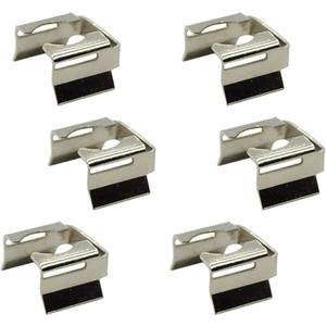 HiSport Universal Fuel Injector Metal Retaining Clip Retainer Kit 6PCS Fit EV1