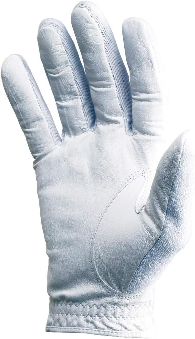 Tourna Tennis Glove-Mens-Full, Finger-Medium-Right, White, Small (TGF-M-M-R)