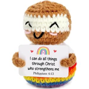 Agantree art Religious Back to School Gifts for Kids Son Teens Boys Girls Teenager Boy Girl, Brave Gifts for Child Daughter,Birthday Christian Jesus Crochet Christmas