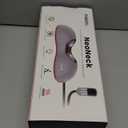 Heated Neck Stretcher with Red Light Therapy, Wireless Cervical Traction Device for TMJ Pain Relief and Shoulder Relaxer, Neck Traction Massager Pillow for Home/Office Used, Grey