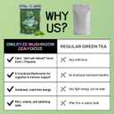 OwlRyze Mushroom Matcha Instant Zen Focus - Ceremonial Grade Matcha Power with 6 Functional Mushrooms, Lion's Mane, Cordyceps & L-Theanine for Calm Focus Energy, Immune Support - 100% Vegan, 30 Servings