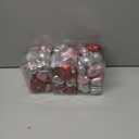 3 x Melisheer 24pcs Valentines Day Heart Ornaments, Classic Red Pink Silver Shaped Hanging Baubles with 2 Sizes, Valentine's Decorations for Tree, Love Decor Outdoor Wedding Party Gift