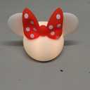Disney Minnie Mouse Squishy Light, Color Changing, Night Light for Kids, USB Lamp, Battery Operated, Dimmable, Ideal for Bedroom, Playroom, Living Room, and More, 66945
