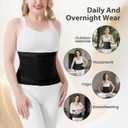 Trendyline Postpartum Belly Band for Women: Abdominal Binder for C Section Recovery Post Surgery Compression Reduce Swelling Diastasis Recti Repair - Lightweight Adjustable After Birth Belly Wrap