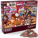 Puzzles for Adults 2000 Pieces Buffalo Games Deluxe Collage Hershey's Jigsaw Puzzle, Challenging 2000 Piece Puzzle for Adults, Premium Quality with Poster